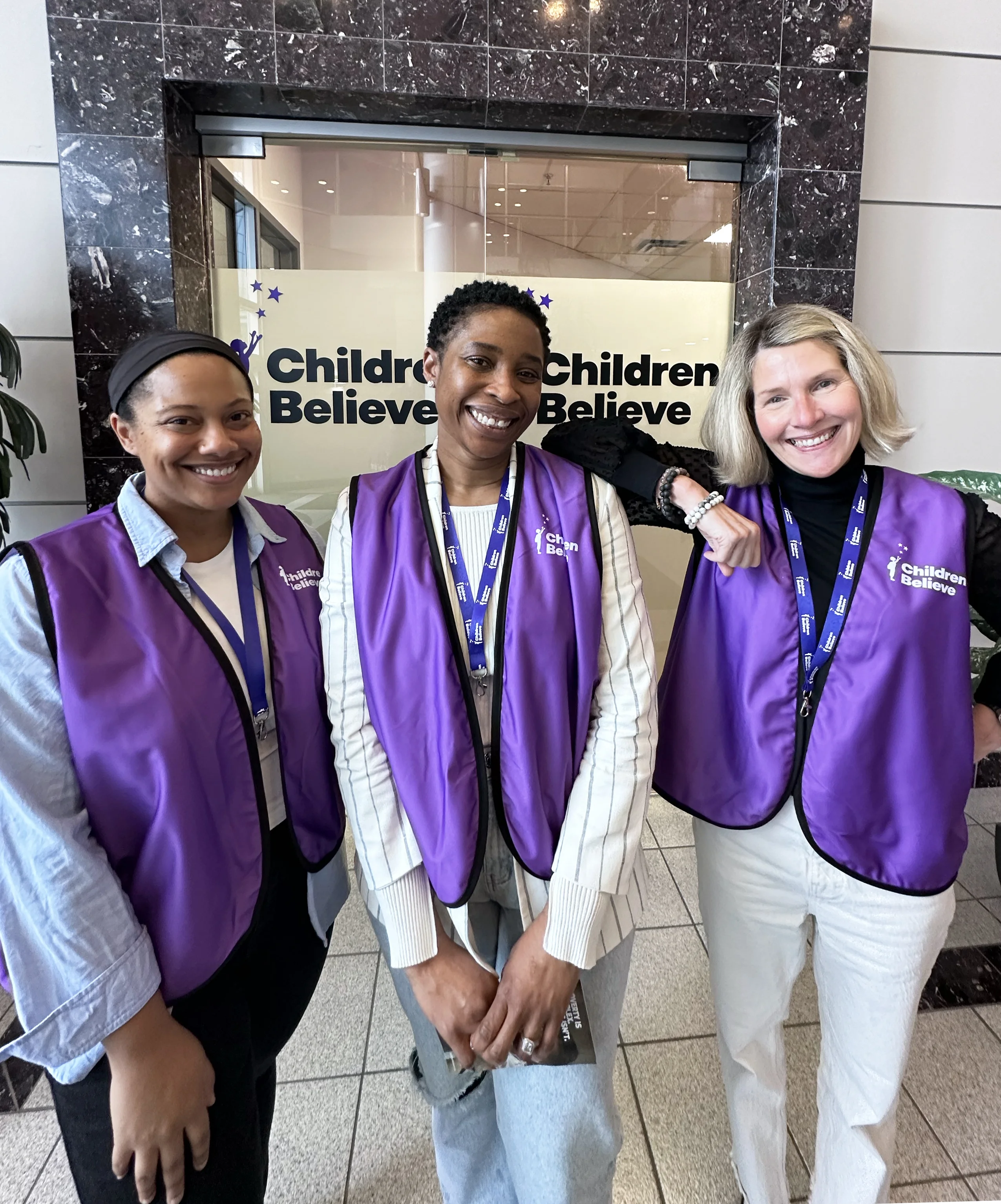 Children Believe staff as Canvassers